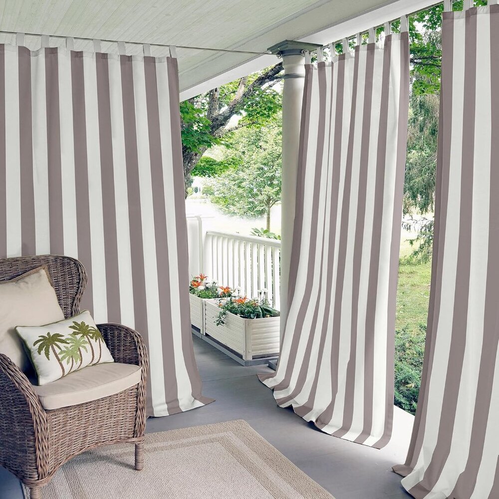 Indoor/Outdoor Curtain Panel 50 inches X 84 inches 1Pack